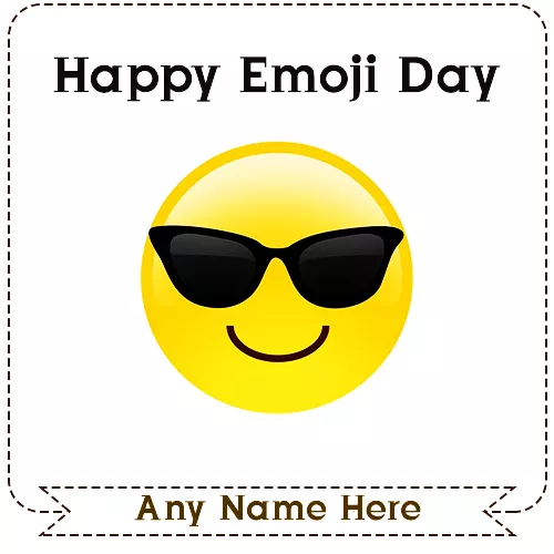 Happy Emoji Day 2019 Pictures With Name